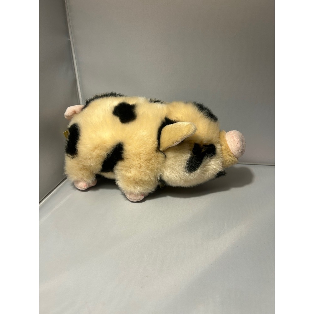 Aurora Miyoni Tots Spotted Pig Plush Stuffed Animal Black Cream 8 Inch 2021